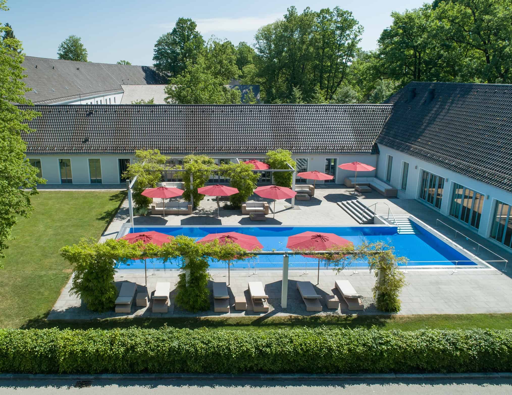Pool von Oben