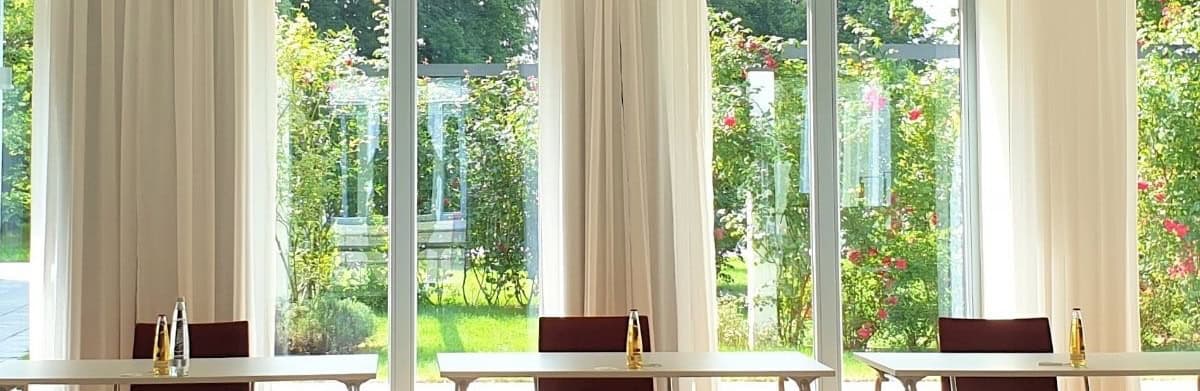 Blick in den Rosengarten